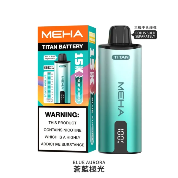 20251216203326.webp MEHA 魅嗨 TITAN 泰坦 15000口 專用換彈式主機|600mAh 強效續航+3% 尼古丁鹽完美擊喉,適配 TITAN 15ml 巨量煙彈