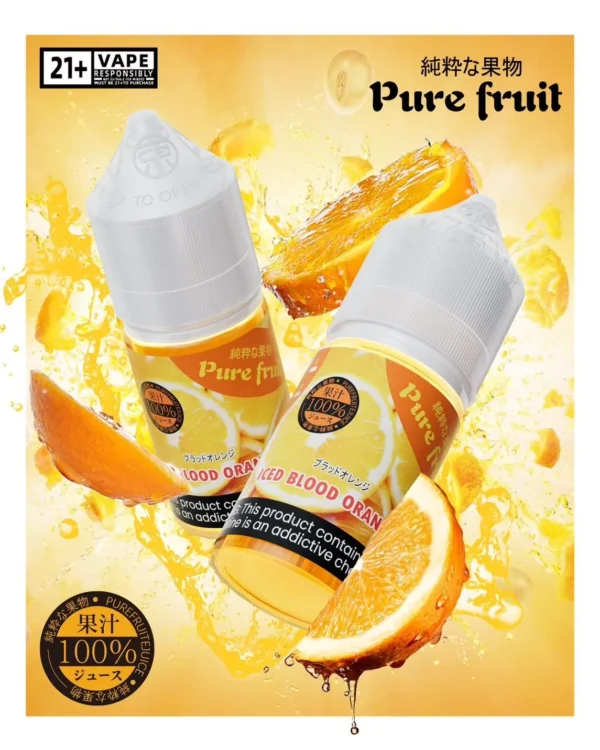 66917329.webp Pure Fruit 純粹果物 煙油 30ml(日本原裝進口)|現榨果汁感+清爽順喉,通用各類注油小煙