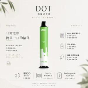 ChatGPT-Image-2026年8月22日-下午06_11_21.webp DOT PLUS 佩特里 8000口 拋棄式電子煙|冰感水果系列清爽入喉+Mesh 網狀霧化芯穩定輸出,可充電式設計