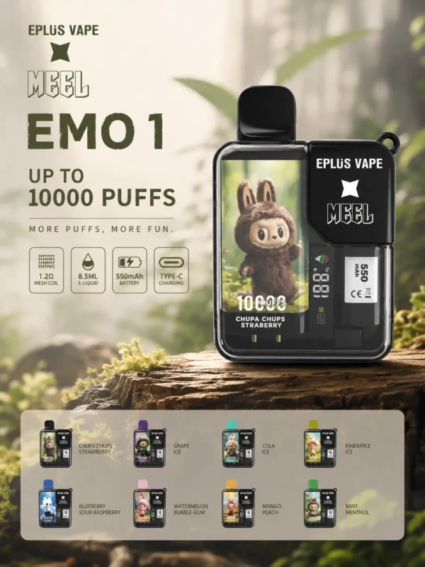 ChatGPT-Image-2026年9月4日-上午12_02_55.webp MEEL 10000口 Labubu 聯名拋棄式電子煙|Labubu 潮流造型+Mesh 芯極致還原果香,8.5ml 油倉搭配 550mAh 強力續航