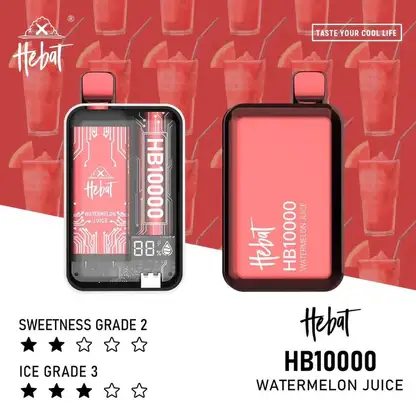 Hebat喜貝拋棄式一次性10000口-2.webp Hebat 喜貝 10000口拋棄式電子煙|15ml 大容量+全新 LED 螢幕顯示技術