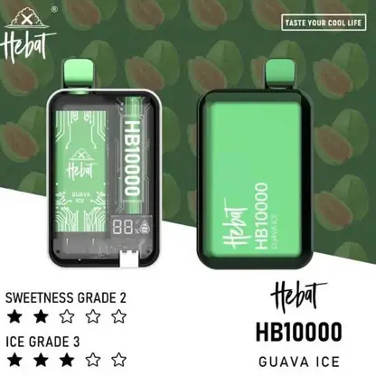 Hebat喜貝拋棄式一次性10000口-6.webp Hebat 喜貝 10000口拋棄式電子煙|15ml 大容量+全新 LED 螢幕顯示技術