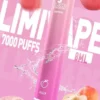 LIMI拋棄式一次性7000口.webp LIMI 7000口 拋棄式電子煙|冰感水果系列+吸氣發光 LED 燈條,3.5% 尼古丁鹽強勁擊喉,650mAh 可充電