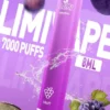 LIMI拋棄式一次性7000口-3.webp LIMI 7000口 拋棄式電子煙|冰感水果系列+吸氣發光 LED 燈條,3.5% 尼古丁鹽強勁擊喉,650mAh 可充電