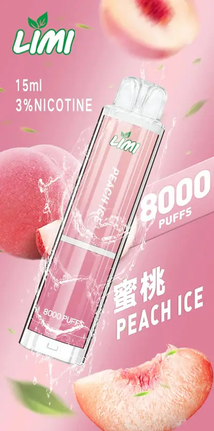 LIMI拋棄式一次性8000口-5.webp LIMI 8000口 拋棄式電子煙|15ml 大儲油量+吸氣感應發光燈條,3% 尼古丁鹽可充電式設計