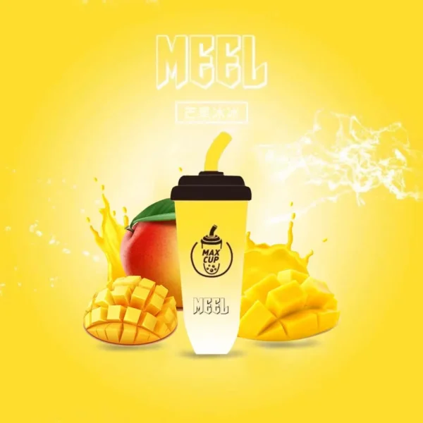MEEL奶茶杯-芒果2-1000x1000h.webp MEEL 奶茶杯 6000口 拋棄式電子煙|15ml 巨無霸油量+智慧 Type-C 快充,3% 尼古丁鹽順滑不鎖喉