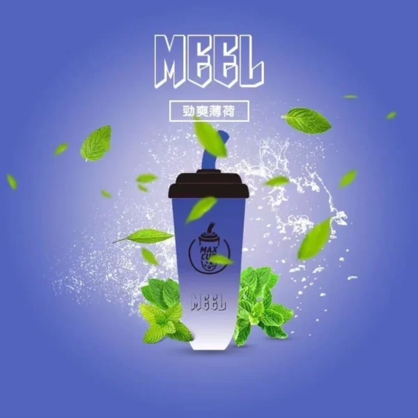 MEEL奶茶杯-薄荷-1000x1000-1.webp MEEL 奶茶杯 6000口 拋棄式電子煙|15ml 巨無霸油量+智慧 Type-C 快充,3% 尼古丁鹽順滑不鎖喉