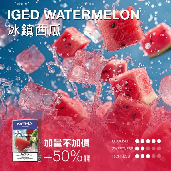 MEHA 魅嗨 一代通用煙彈｜3ml 大容量巨量裝＋爆汁系果香（3%尼古丁鹽）