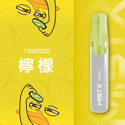 Mist X 鴨嘴獸 6500口 拋棄式電子煙｜獨家萌系外觀＋冰爽水果口味清涼入喉，650mAh 大電量可充電續航，2% 尼古丁鹽