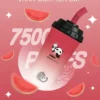 VAKA 奶茶杯 7500口 拋棄式電子煙｜萌熊貓造型＋冰感水果奶茶系專屬口味，15ml 巨量裝搭配 600mAh 可充電續航