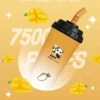 VAKA 奶茶杯 7500口 拋棄式電子煙｜萌熊貓造型＋冰感水果奶茶系專屬口味，15ml 巨量裝搭配 600mAh 可充電續航