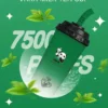 VAKA 奶茶杯 7500口 拋棄式電子煙｜萌熊貓造型＋冰感水果奶茶系專屬口味，15ml 巨量裝搭配 600mAh 可充電續航