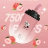 VAKA 奶茶杯 7500口 拋棄式電子煙｜萌熊貓造型＋冰感水果奶茶系專屬口味，15ml 巨量裝搭配 600mAh 可充電續航