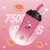 VAKA 奶茶杯 7500口 拋棄式電子煙｜萌熊貓造型＋冰感水果奶茶系專屬口味，15ml 巨量裝搭配 600mAh 可充電續航
