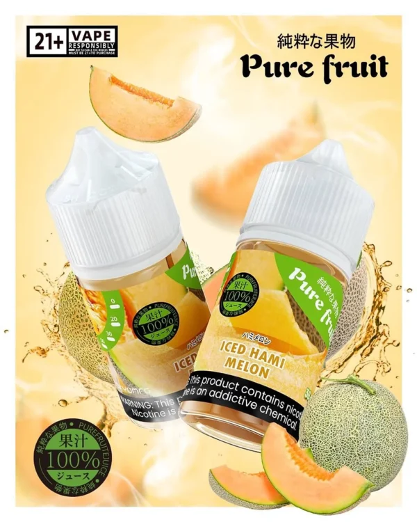 ef6e67_e90fe2a8170749b68ca9a19815e763demv2.webp Pure Fruit 純粹果物 煙油 30ml(日本原裝進口)|現榨果汁感+清爽順喉,通用各類注油小煙