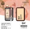 lizhi.webp Hebat 喜貝 10000口拋棄式電子煙|15ml 大容量+全新 LED 螢幕顯示技術