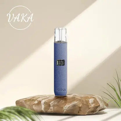 VAKA 義大利真皮 一代通用主機｜智能 LED 顯示螢幕＋8W-10W 雙檔功率調節，380mAh 快充穩定輸出適配一代煙彈