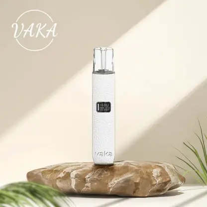 VAKA 義大利真皮 一代通用主機｜智能 LED 顯示螢幕＋8W-10W 雙檔功率調節，380mAh 快充穩定輸出適配一代煙彈