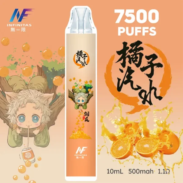 【INF無限-7500口-鬼滅系列-拋棄式】-鬼滅之刃-聯名限定款-7500口-12.webp INF 無限 鬼滅之刃聯名 7500口 拋棄式電子煙|鬼滅之刃聯名造型+10ml 大容量煙油,Mesh 網芯強勁爆發,配置 550mAh 大容量電芯