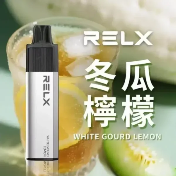 冬瓜柠檬茶-02.webp RELX 悅刻 GA 8000口 拋棄式電子煙|15ml 大容量+升級陶瓷芯純淨還原