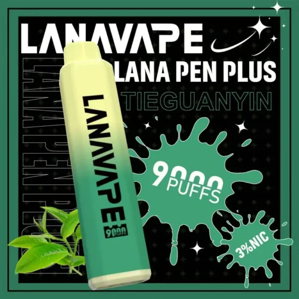 圖片_20260721191225-768x768-1.webp LANA PEN PLUS 9000口拋棄式電子煙|15ml巨量儲油+Mesh網芯,支援 Type-C 充電