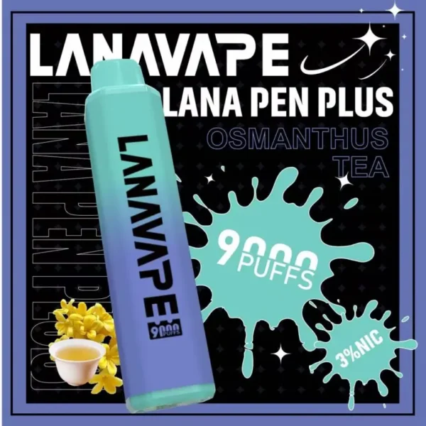 圖片_20260721191307-768x768-1.webp LANA PEN PLUS 9000口拋棄式電子煙|15ml巨量儲油+Mesh網芯,支援 Type-C 充電