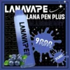 圖片_20260721191312-768x768-1.webp LANA PEN PLUS 9000口拋棄式電子煙|15ml巨量儲油+Mesh網芯,支援 Type-C 充電