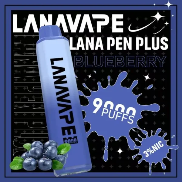 圖片_20260721191312-768x768-1.webp LANA PEN PLUS 9000口拋棄式電子煙|15ml巨量儲油+Mesh網芯,支援 Type-C 充電