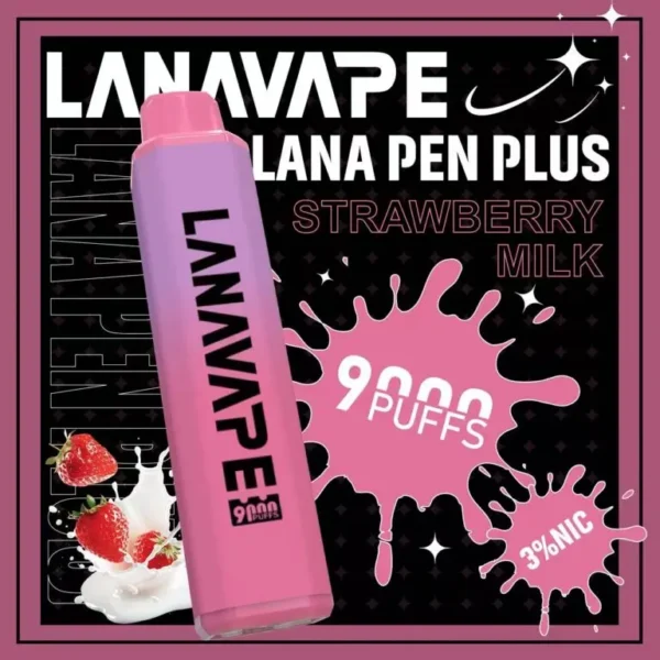 圖片_20260721191409-768x768-1.webp LANA PEN PLUS 9000口拋棄式電子煙|15ml巨量儲油+Mesh網芯,支援 Type-C 充電