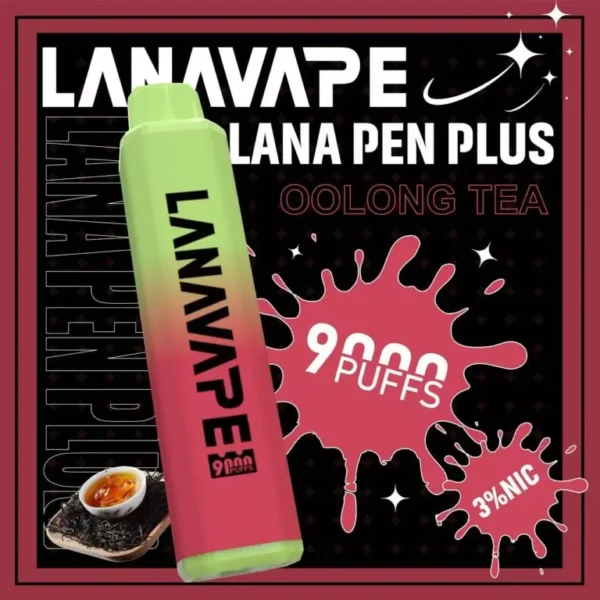 圖片_20260721191435-768x768-1.webp LANA PEN PLUS 9000口拋棄式電子煙|15ml巨量儲油+Mesh網芯,支援 Type-C 充電