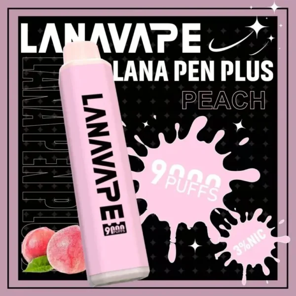 圖片_20260721191442-768x768-1.webp LANA PEN PLUS 9000口拋棄式電子煙|15ml巨量儲油+Mesh網芯,支援 Type-C 充電
